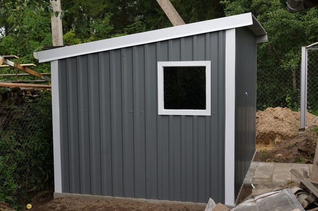 自建金属和木质的乡村储物棚-72