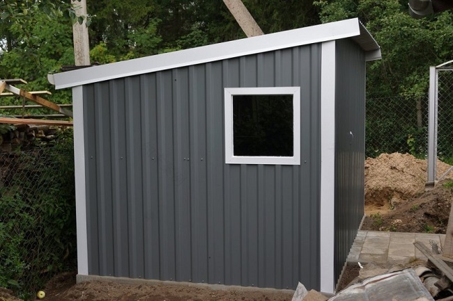 自建金属和木质的乡村储物棚-72