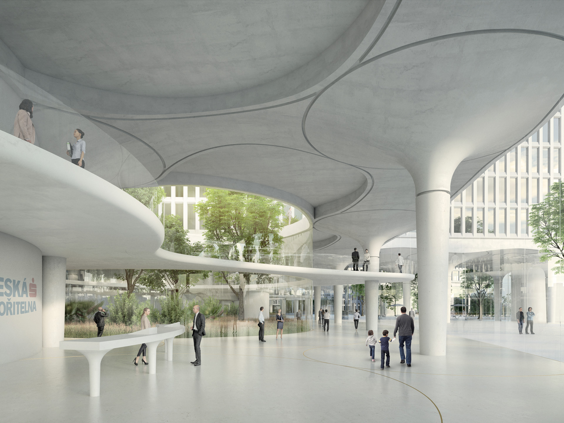 Headquarters der Česká Spořitelna Campus Smíchov South, Prag – Kleihues + Kleihues-6