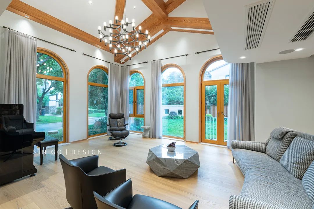 自然北欧风,350㎡别墅的温馨生活丨中国上海丨设计师沈兵-11