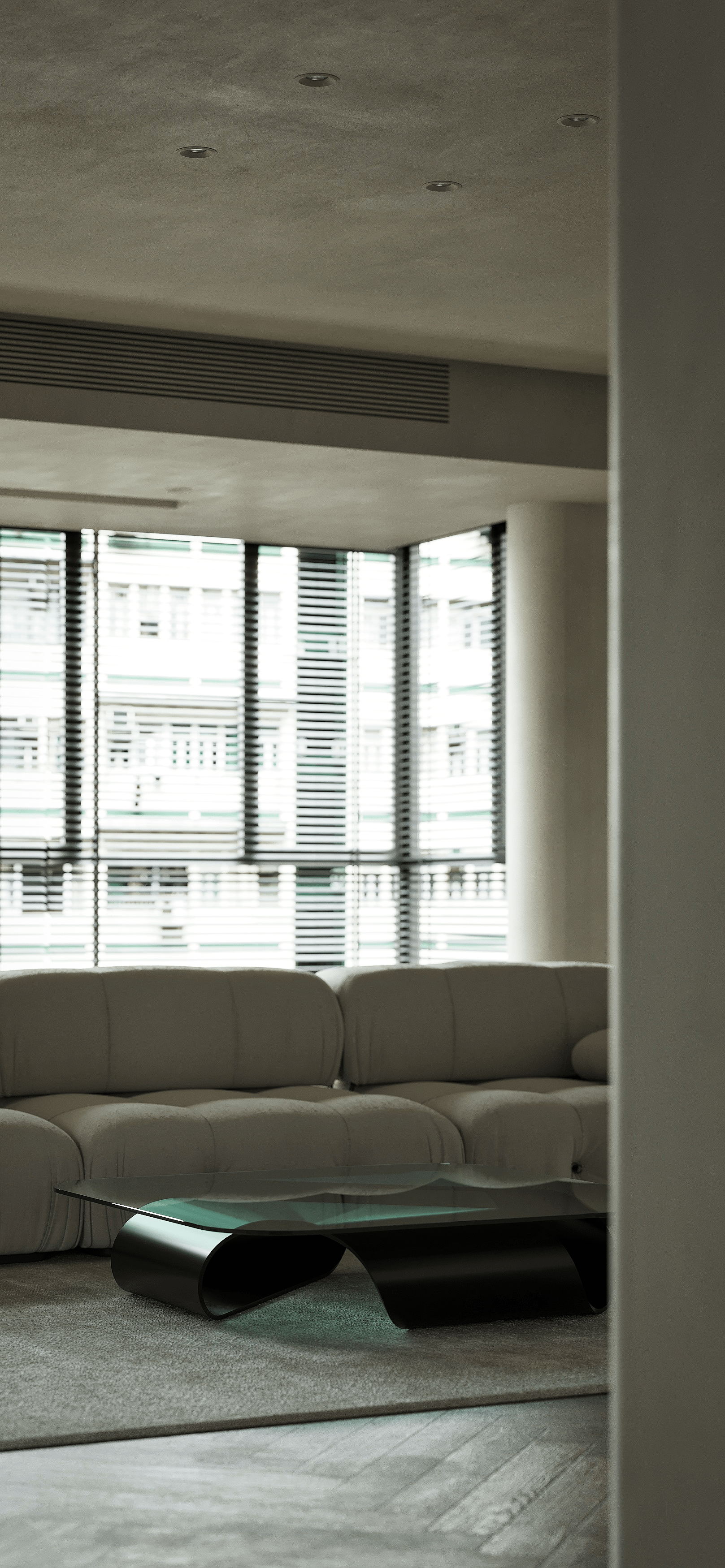 灰色系空间设计 这质感太棒了吧！-4