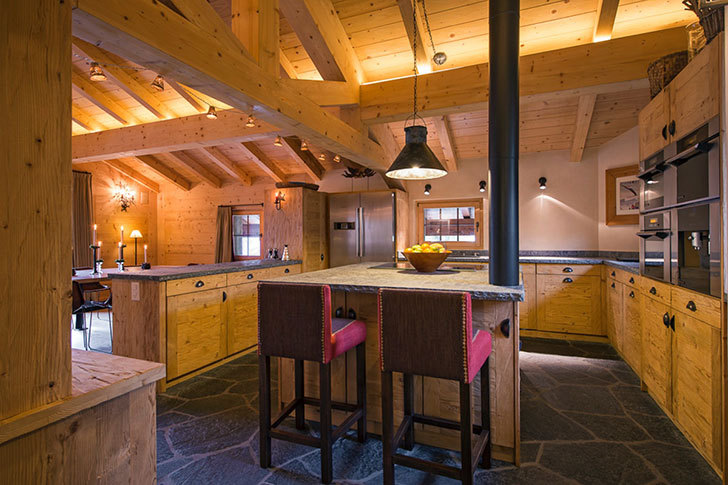 瑞士阿尔卑斯山中的现代风格 Chalet in Swiss Alps-18