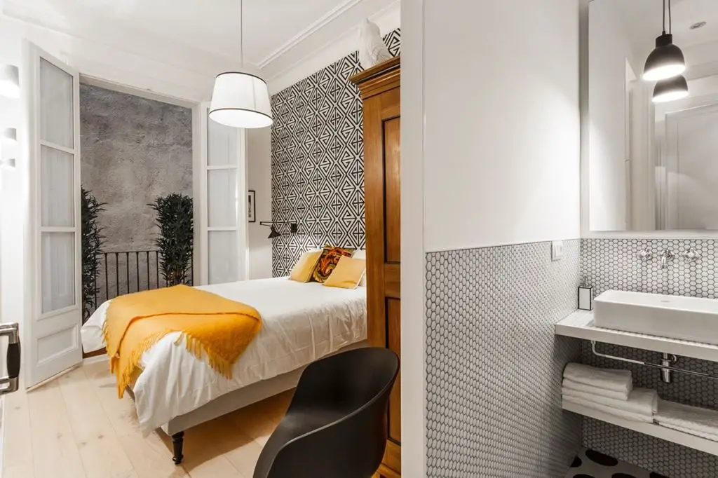 巴塞罗那 Eixample 区时尚 Scandinave 公寓设计-13