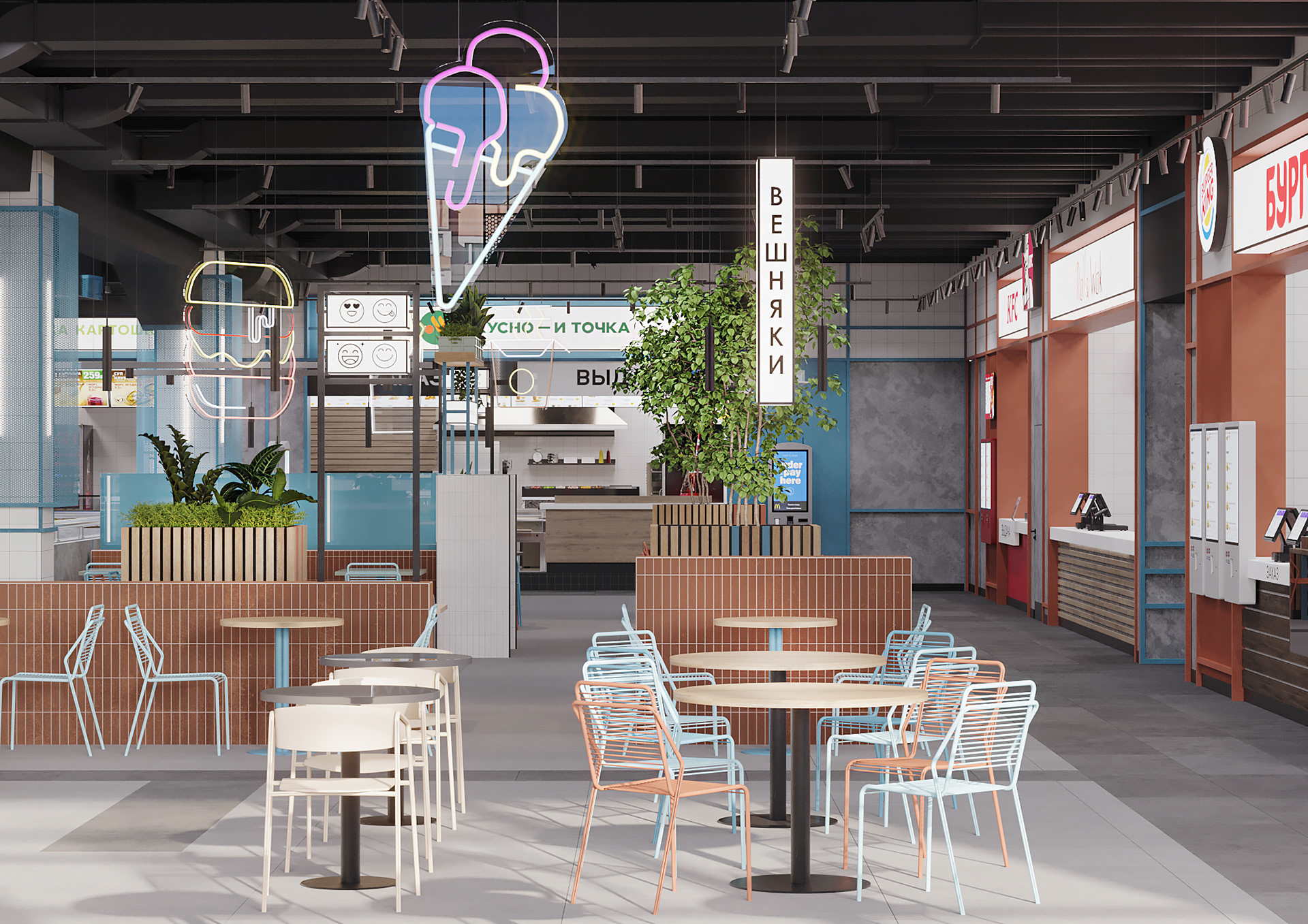 韦什尼亚基美食广场丨俄罗斯莫斯科丨Muravina Anna,Sazonova Elena-18