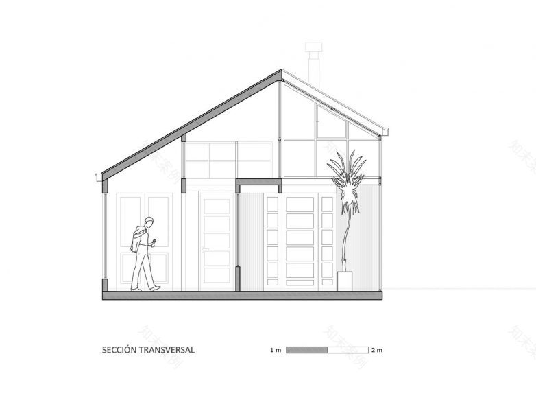 智利某回收材料改造住宅-45