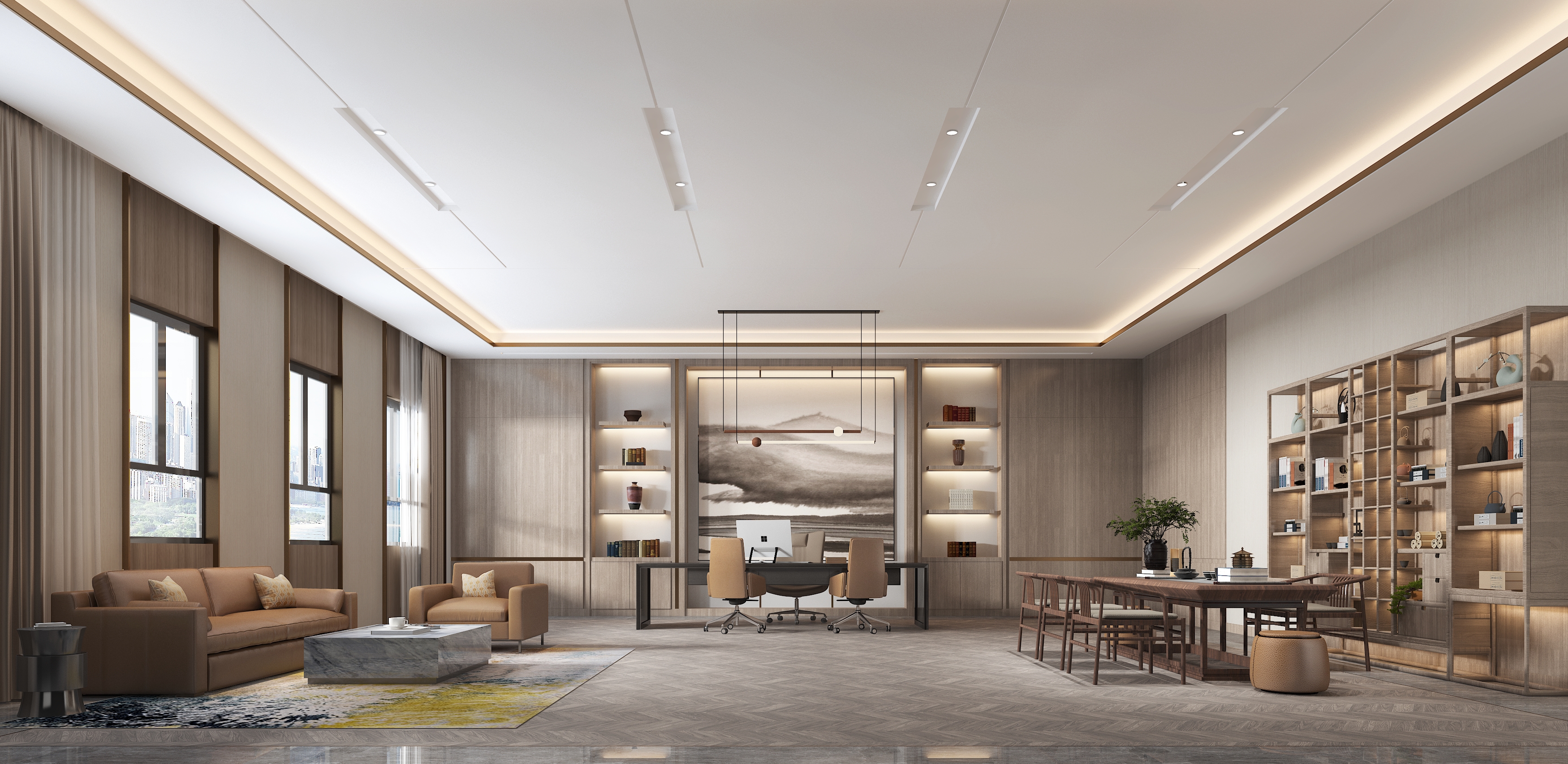 工装会所办公室-7