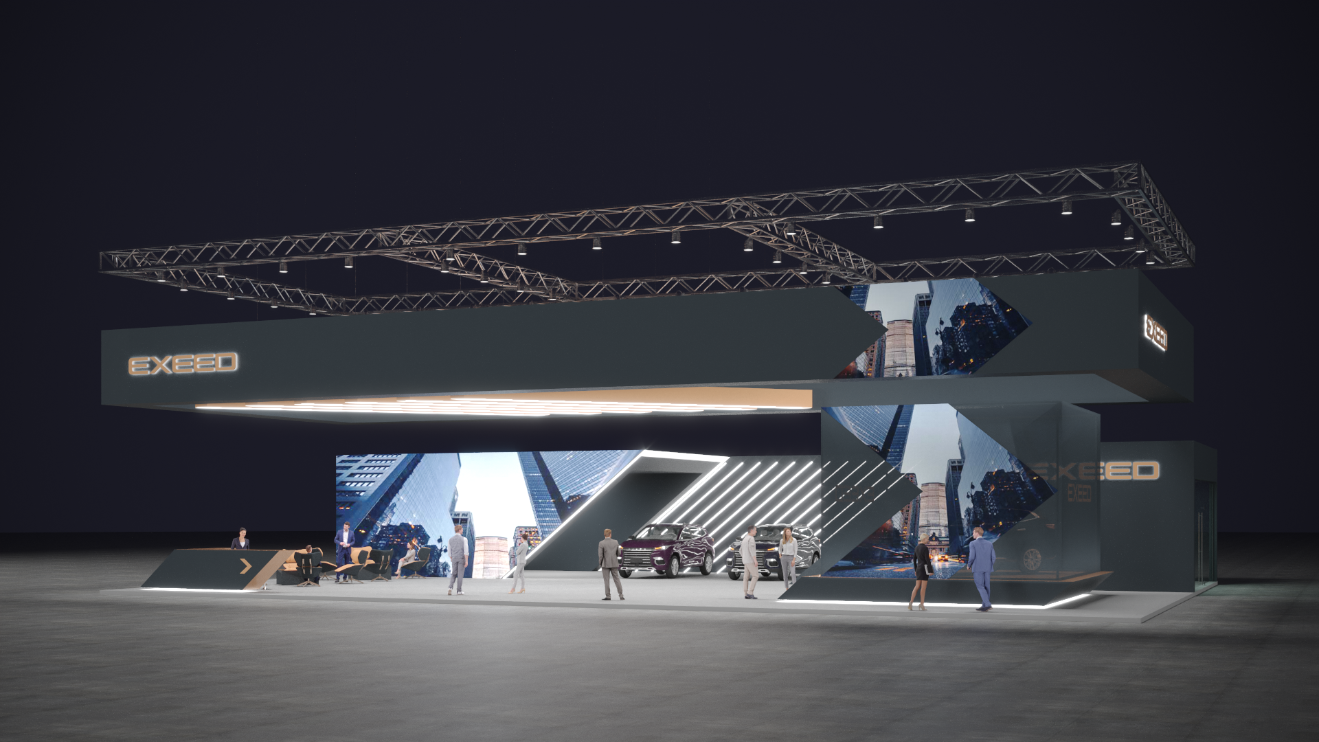 NEW AUTO LAUNCH/ EXHIBITION STAND-3