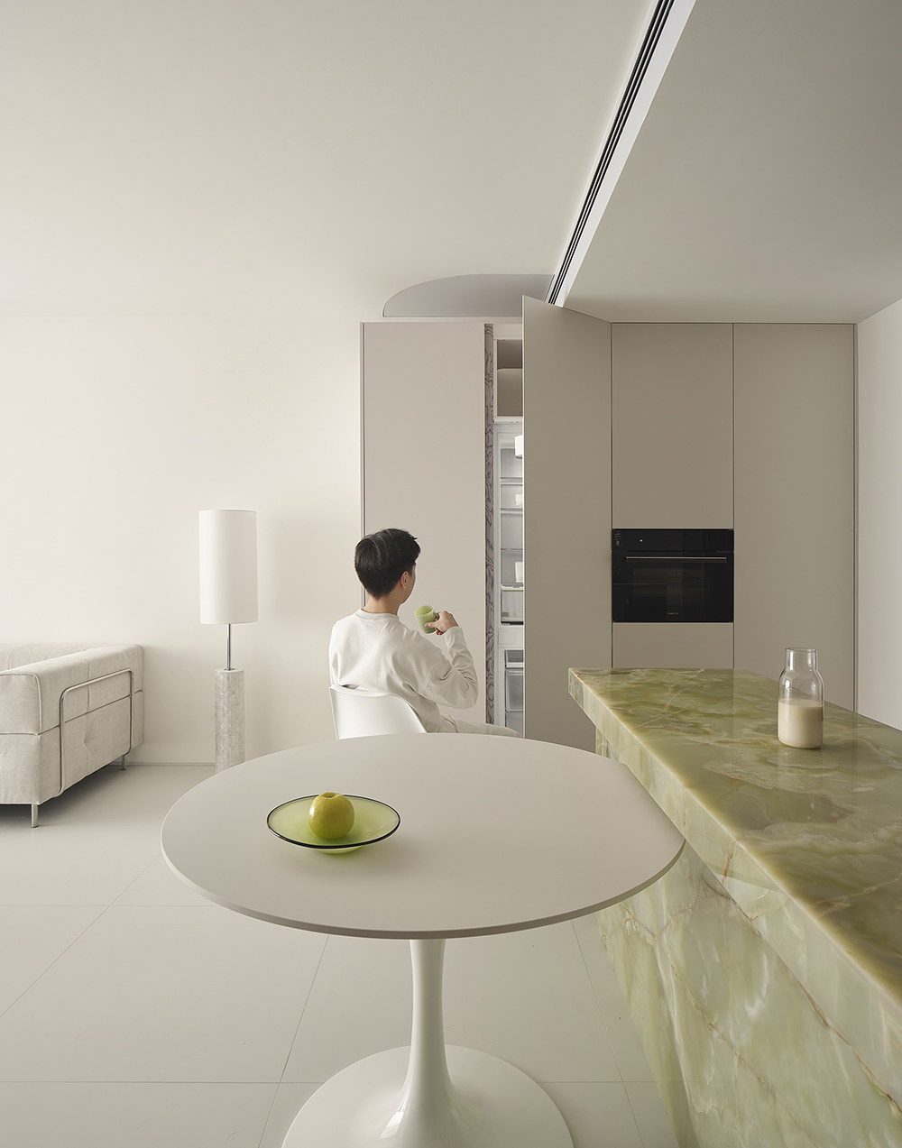 极简纯净的家  邸岸空间设计项目丨中国南京丨邸岸空间建筑设计-18