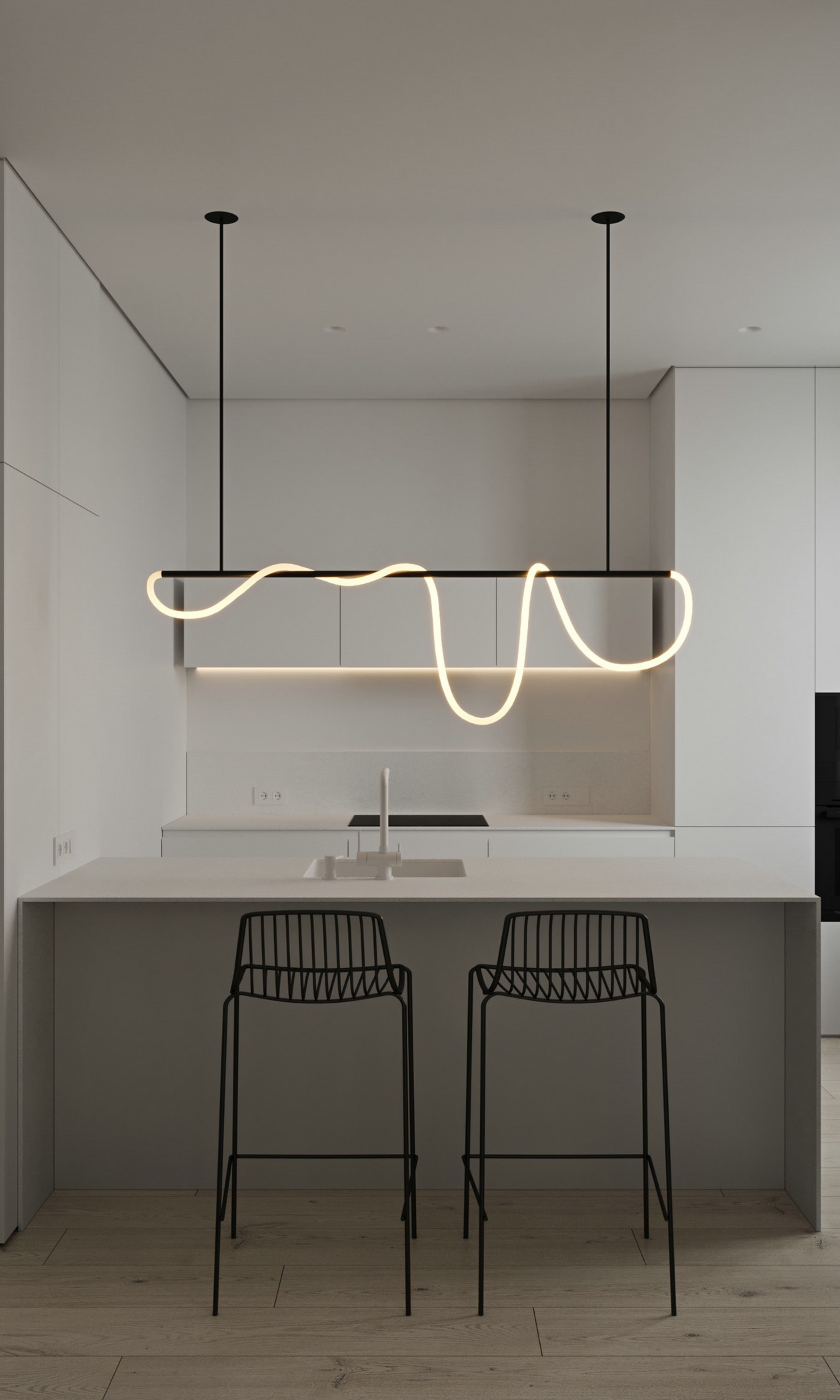 104㎡简约风住宅设计-9