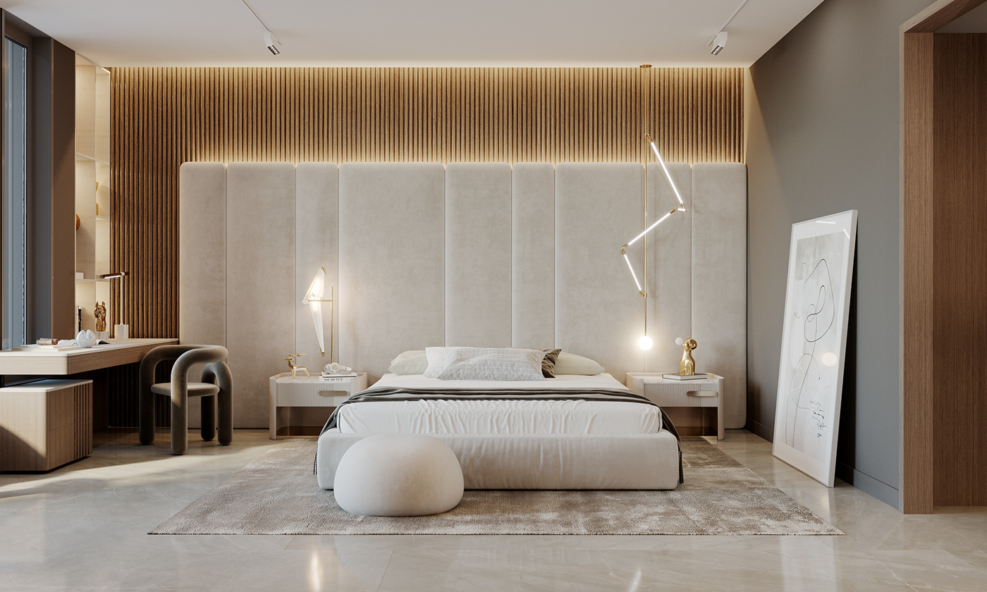 现代少女卧室设计丨Hany Saad Innovations-5