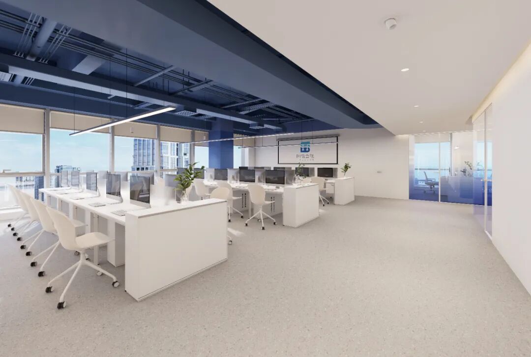 LKDESIGN丨国信会视集团办公空间设计案例-35