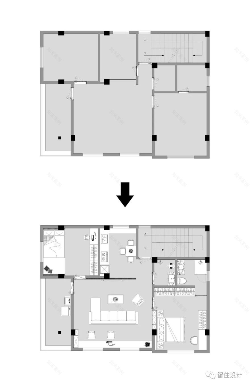 城中村新活之所 | 88㎡北欧风自建房改造-29