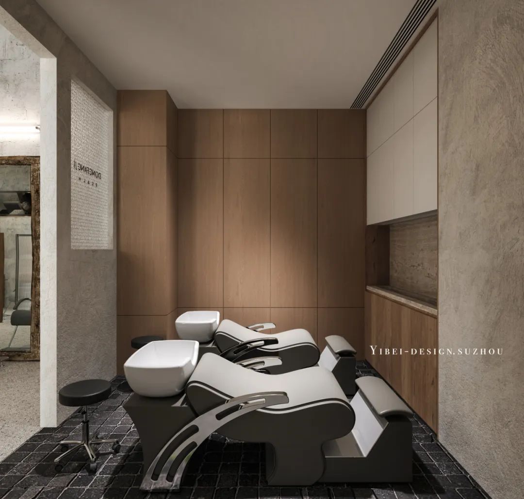 解构工业美学中的美发新体验丨商业空间设计丨YIBEI DESIGN SUZHOU-18