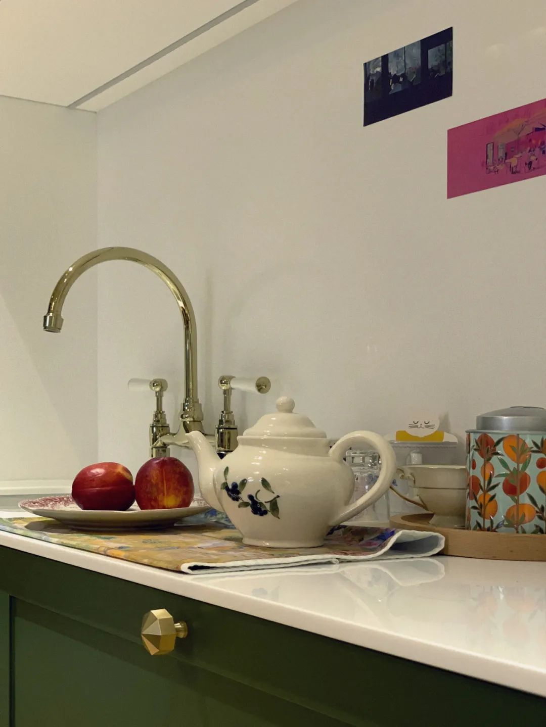 绿意复古，108㎡二手房变身温馨美宅-52