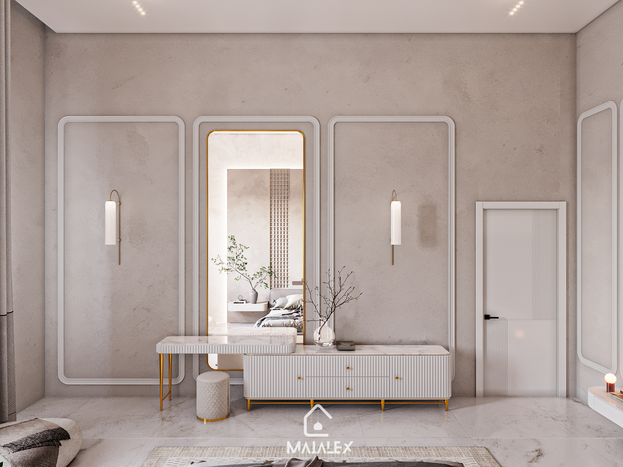 simple master bed room-2