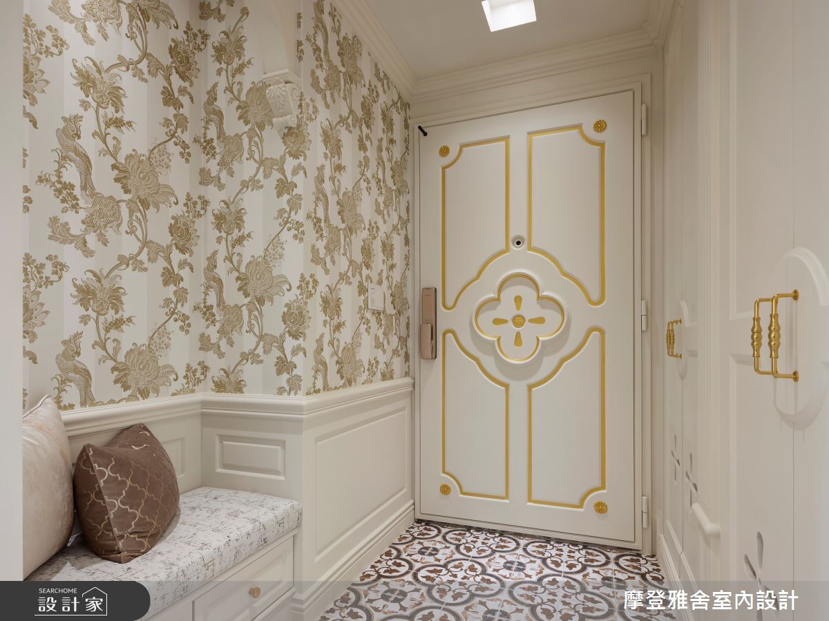 摩登雅舍·87老屋翻新法式輕洛可可風精品飯店宅丨摩登雅舍室内设计-5