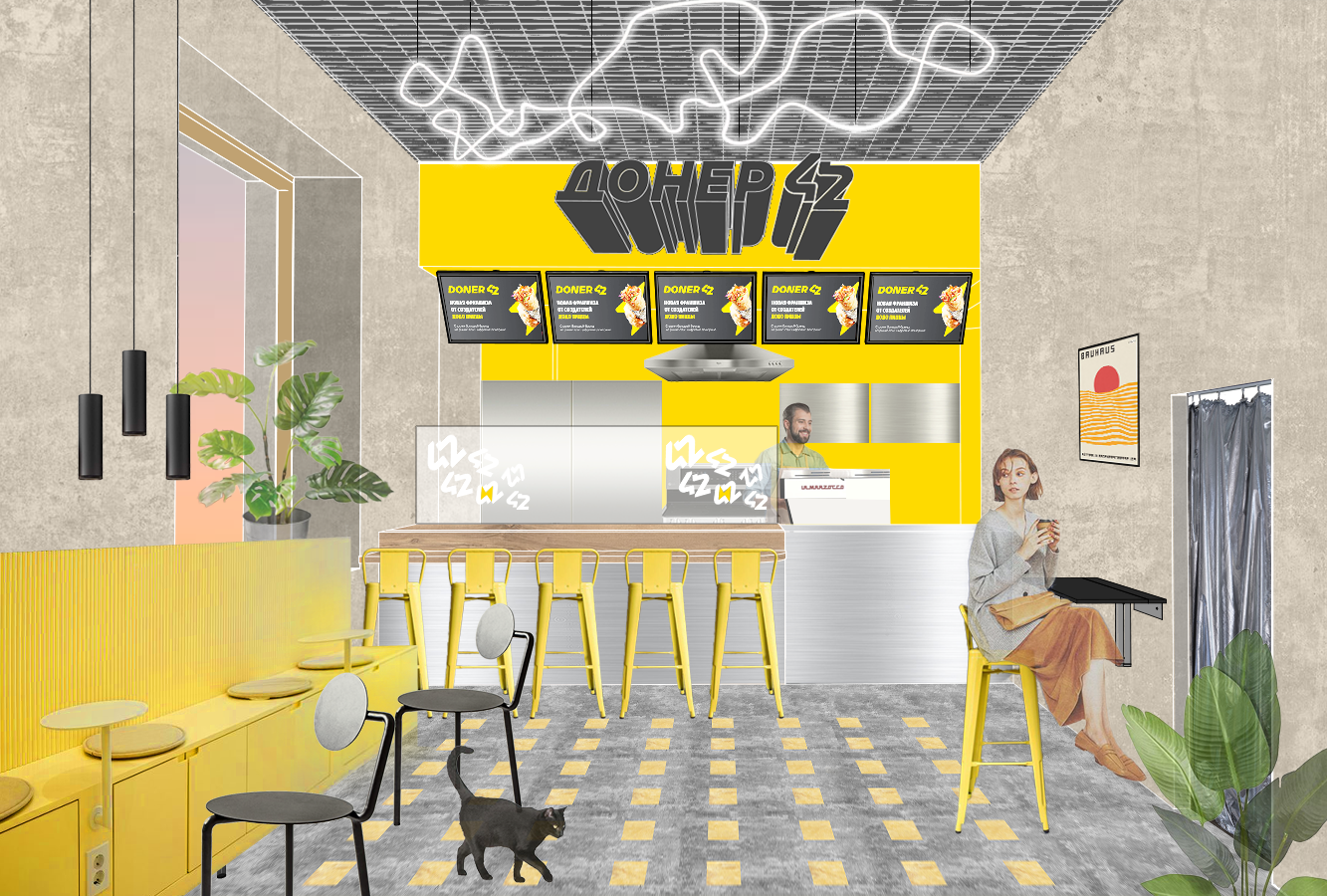 Cafe design + Moodboard-0