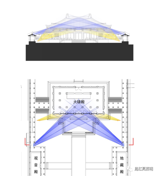 五台山真容寺照明设计丨中国山西丨北京周红亮照明设计有限公司-78