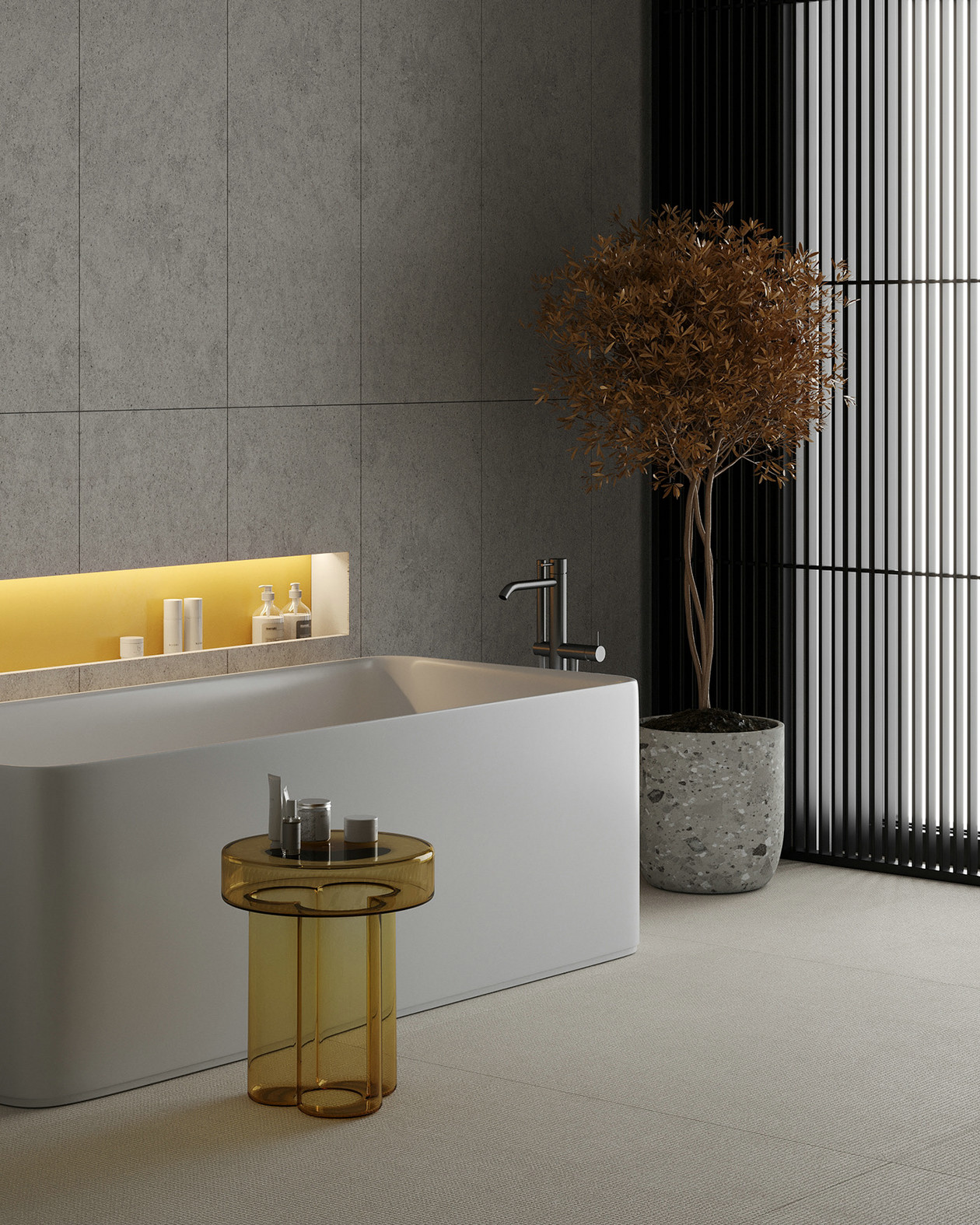 高级灰色系公寓设计-16