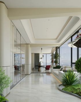 600㎡现代轻奢风丨浏河景苑丨中国湖南丨纵向·空间设计