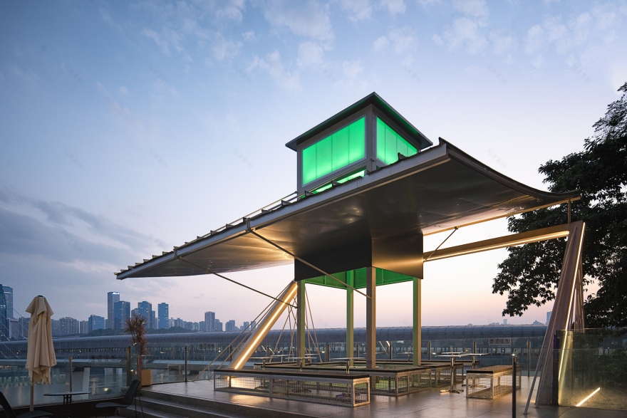 Mountain Alley Rooftop Teahouse Pavilions / RY+P architects-27