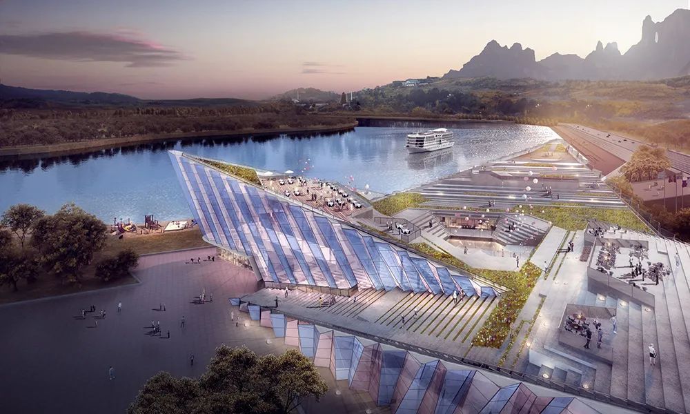 张家界丝路风情街展示中心 | 文化策划与绿色生态的融合-11