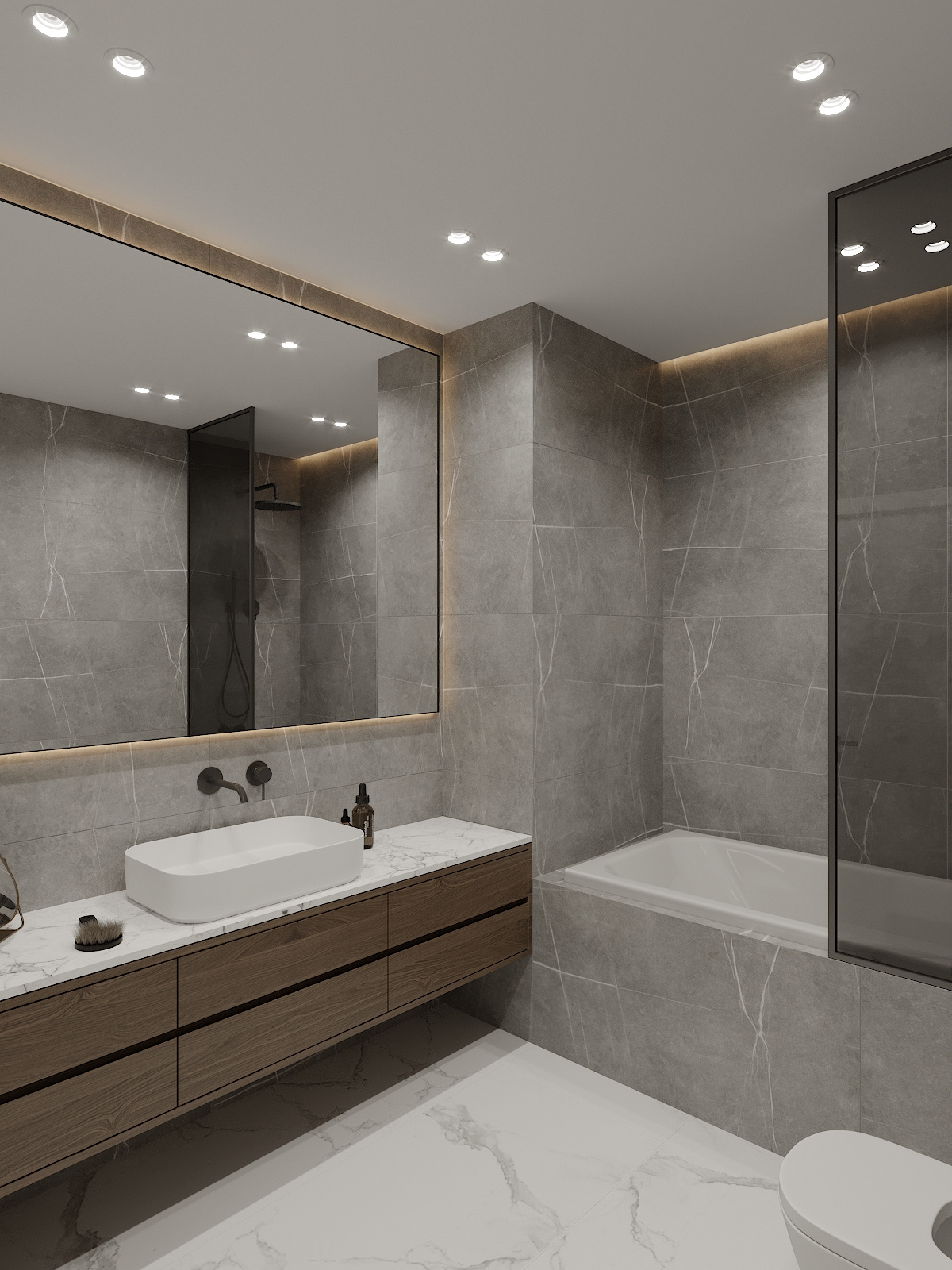 高级灰色系公寓设计-31