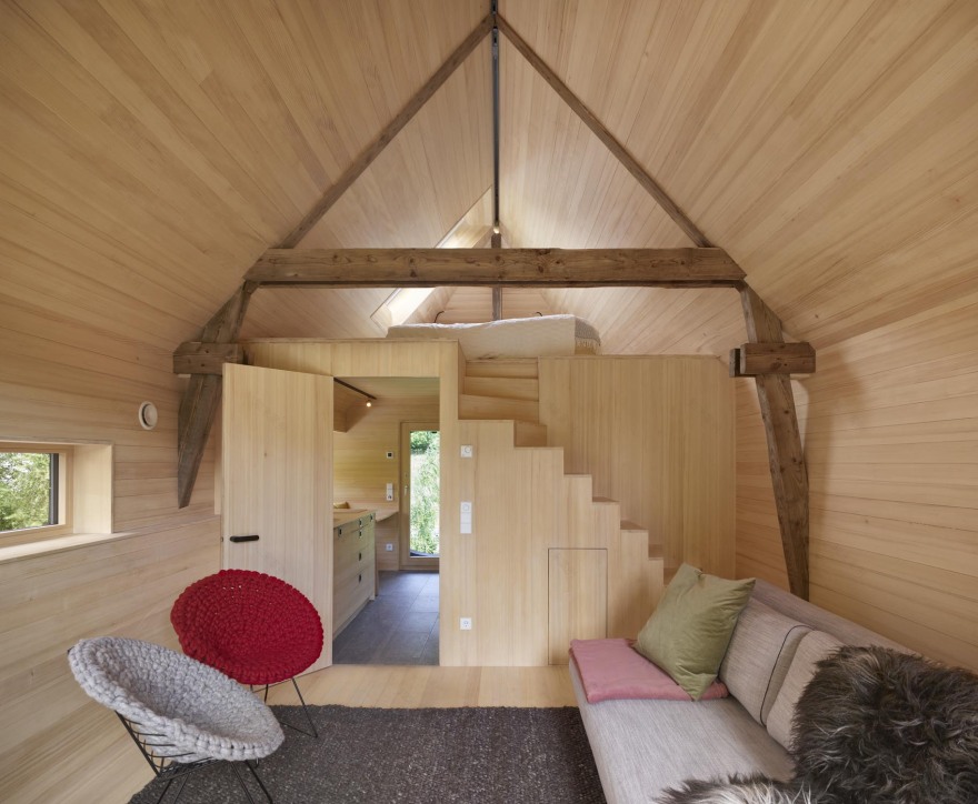 德国黑森林 1000 米高空的环保小屋-13