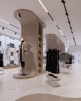 CLOTHES SHOP INTERIOR DESIGN