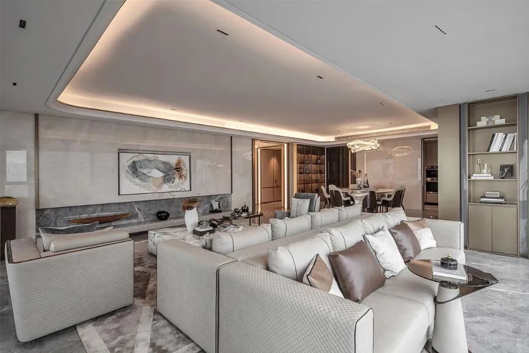 魔都 270°全景江景豪宅丨KLID 设计工作室-20