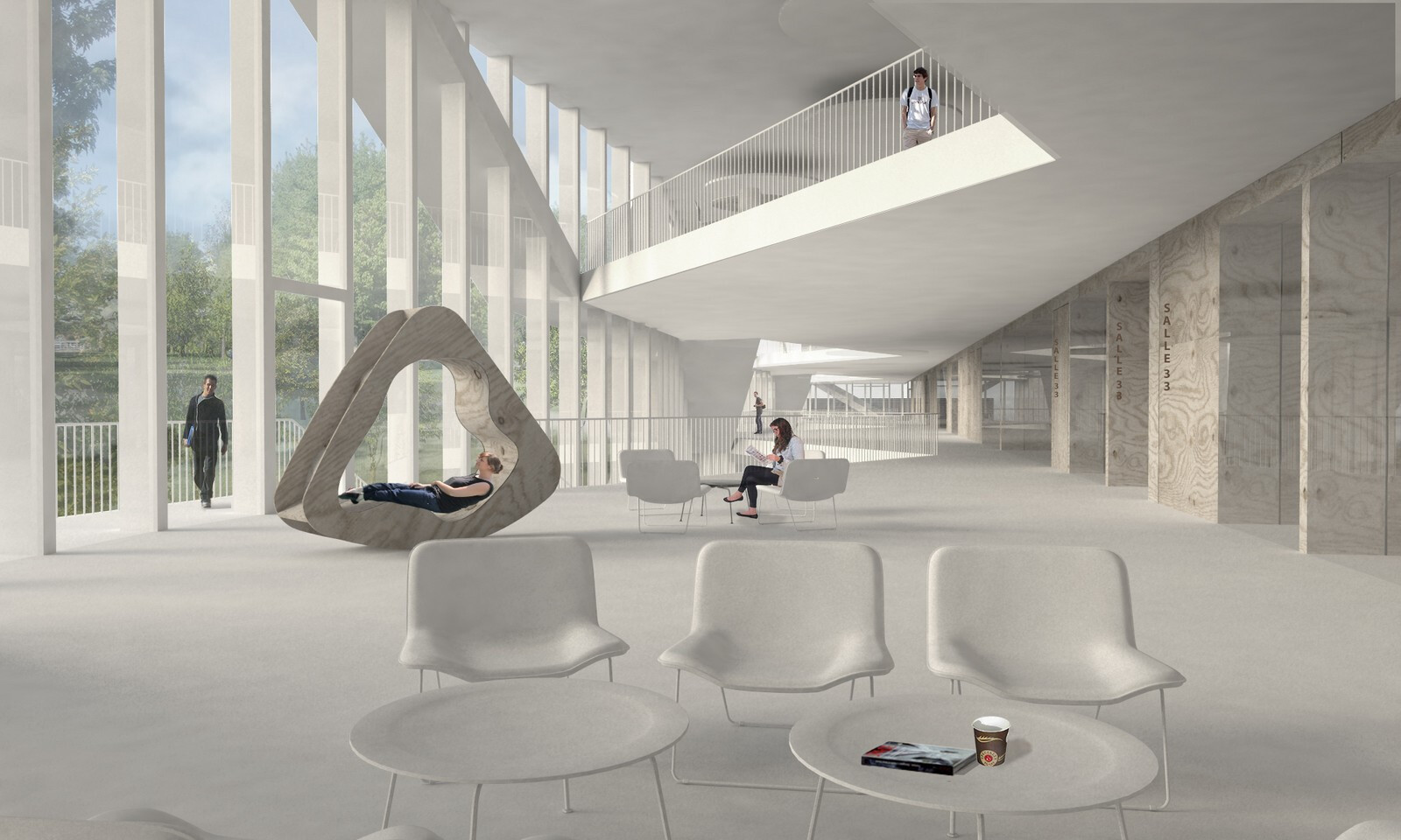 巴黎·萨克雷大学理工学院学习中心-13