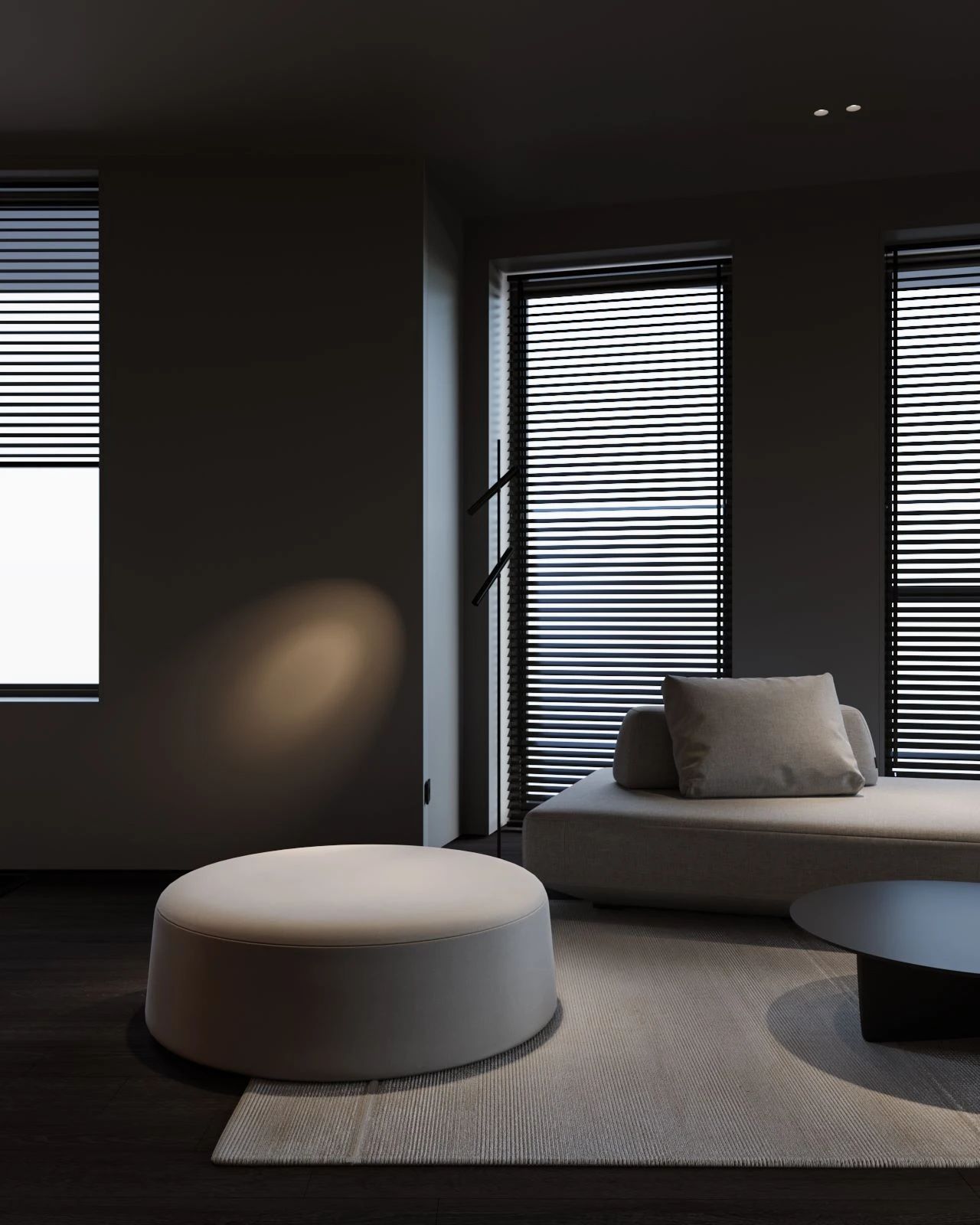 97㎡黑色调公寓设计-14