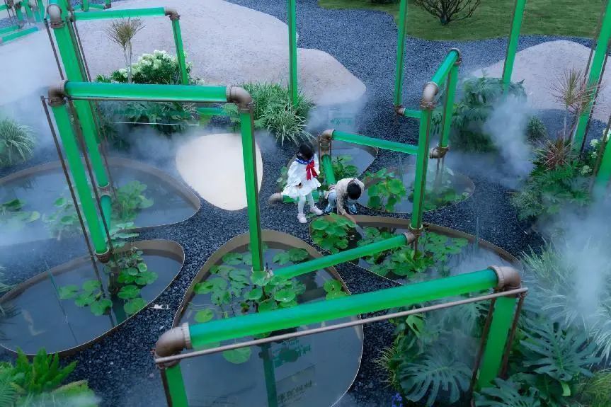 微藻实验花园:景观设计中的绿色新篇章-28