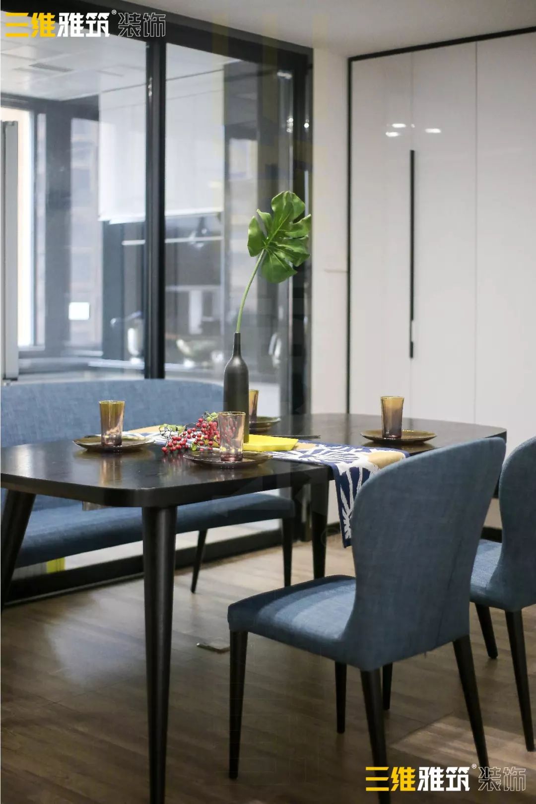 现代黑白灰，营造温馨艺术空间-26