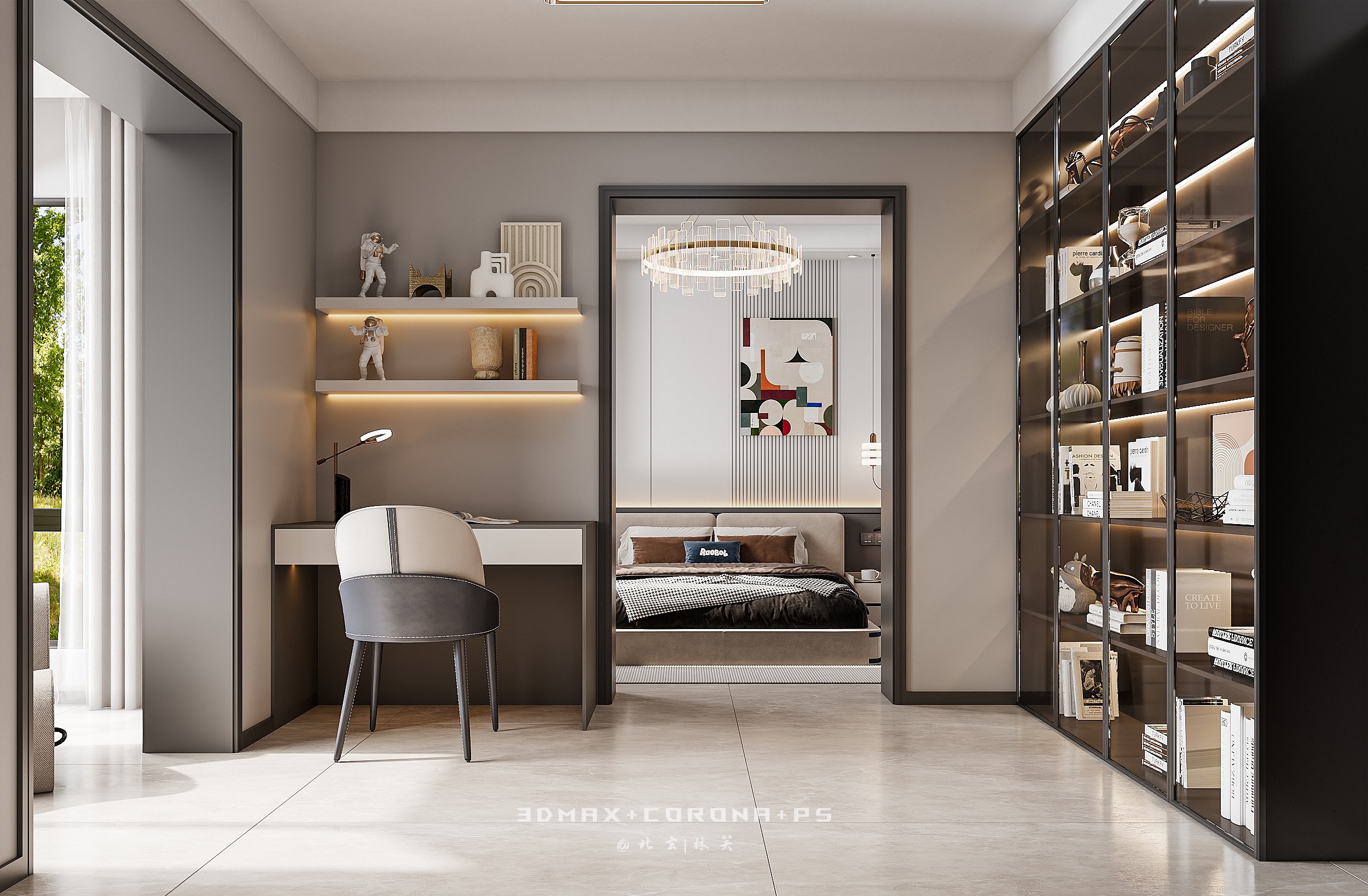 以简驭繁，勾勒现代墅居的高级质感-17