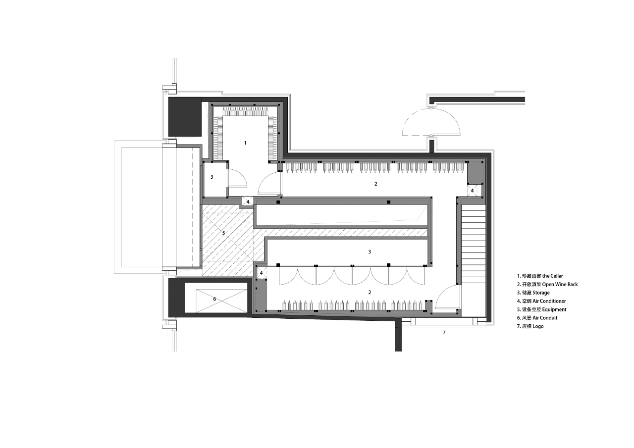 红酒“美术馆”,Caveau de XTD 红酒商店丨中国上海丨MONOARCHI 度向建筑-55