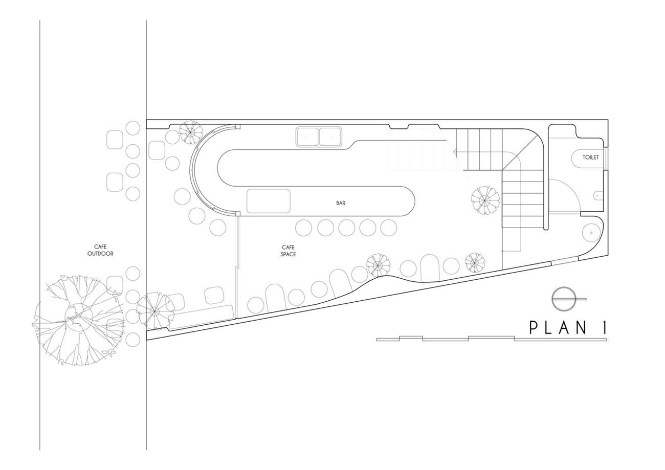 越南红楼结合咖啡厅和公寓设计丨戈者设计,Chon.a建筑事务所-24