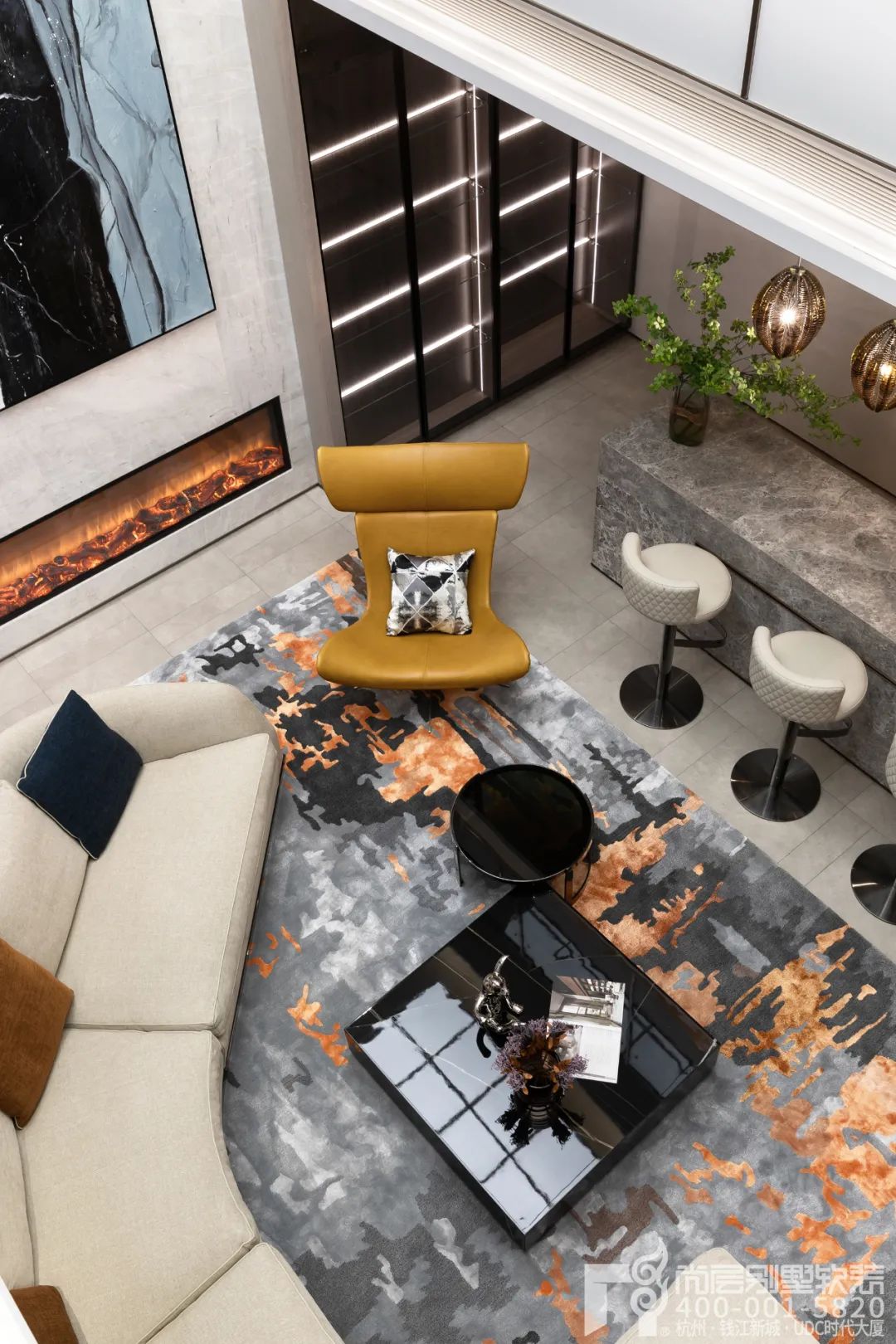 现代轻奢,心灵绿洲的优雅空间丨尚层别墅装饰-38