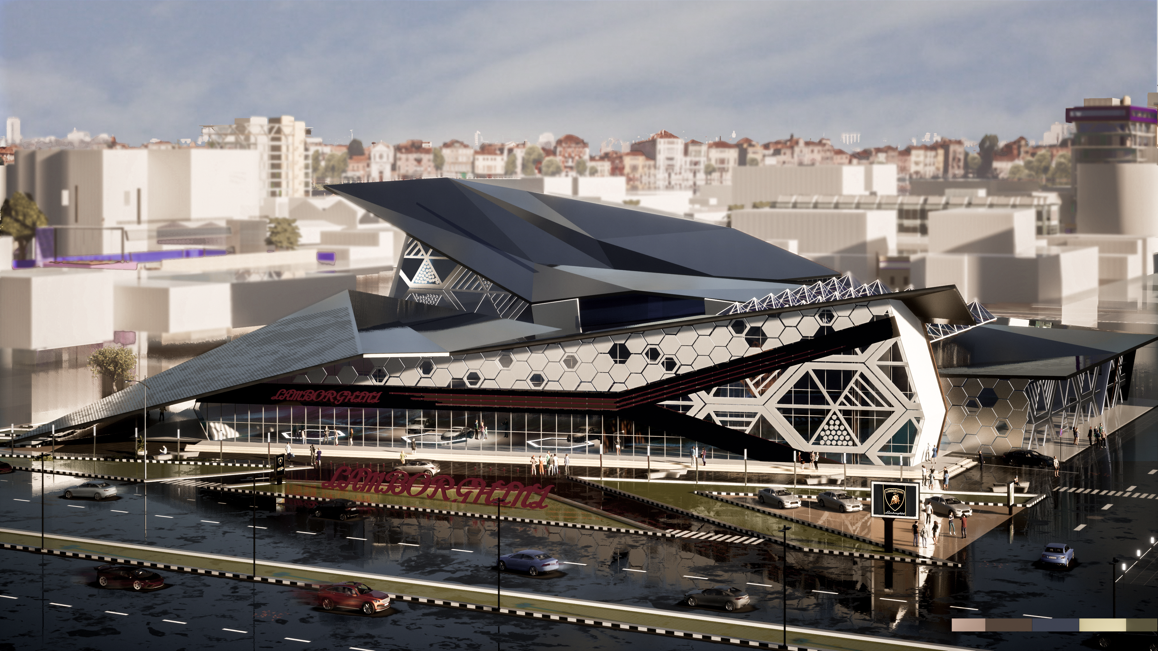 Lamborghini Car Showroom-1