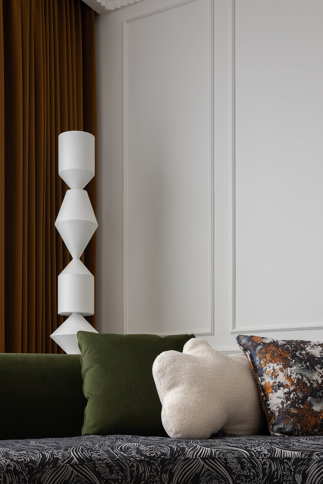 浪漫轻法混搭,120㎡精致宜居空间丨为睦设计-37