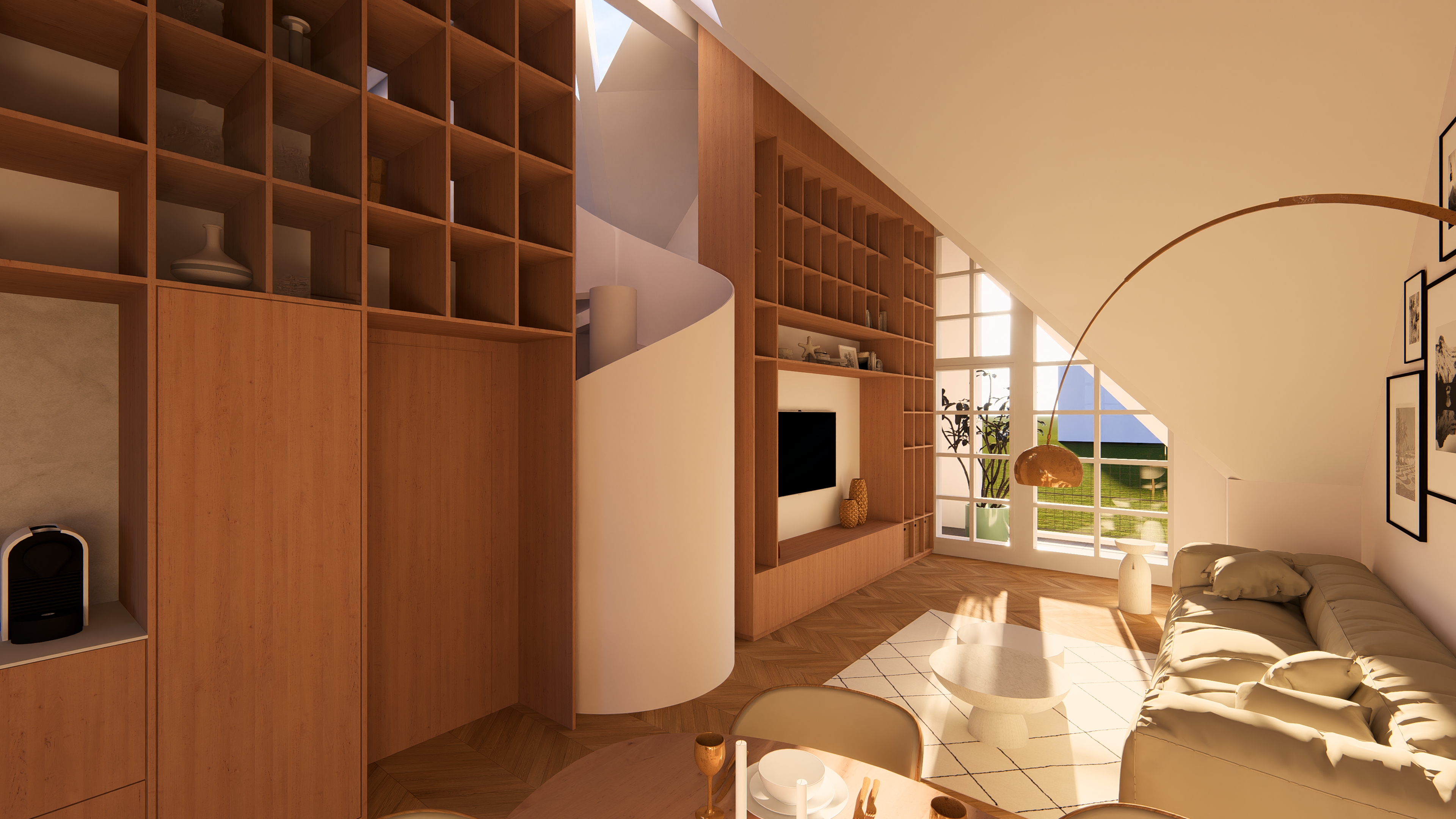 Innenausbau einer Dachgeschosswohnung l Filderstadt-1