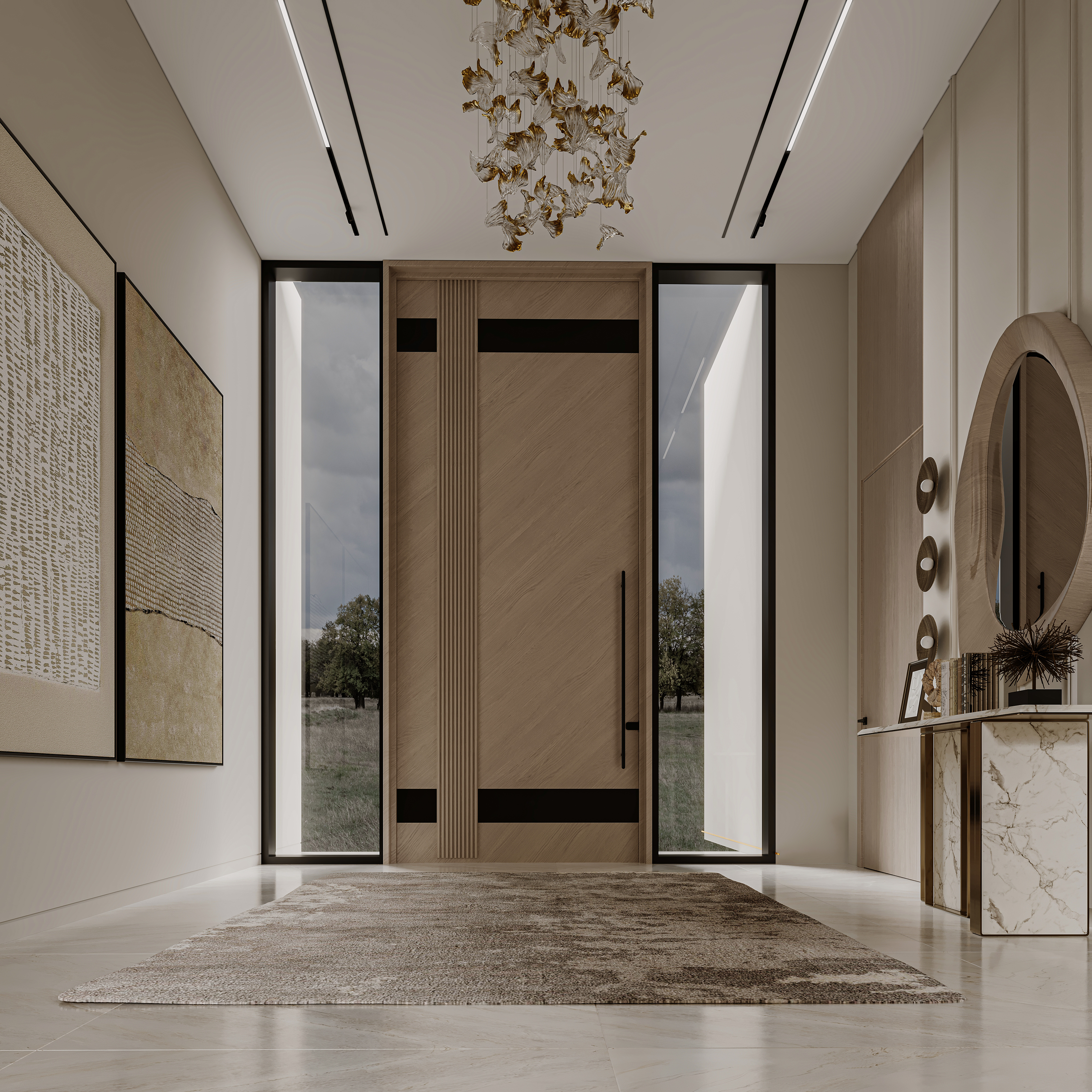 大厅室内设计丨KT_DESIGN STUDIO-17