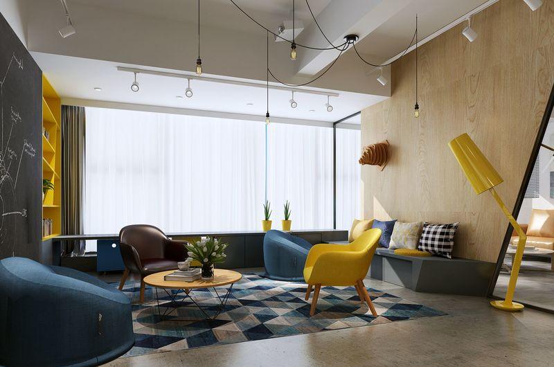 青岛追梦影视工作室 | 几何创意办公空间-29