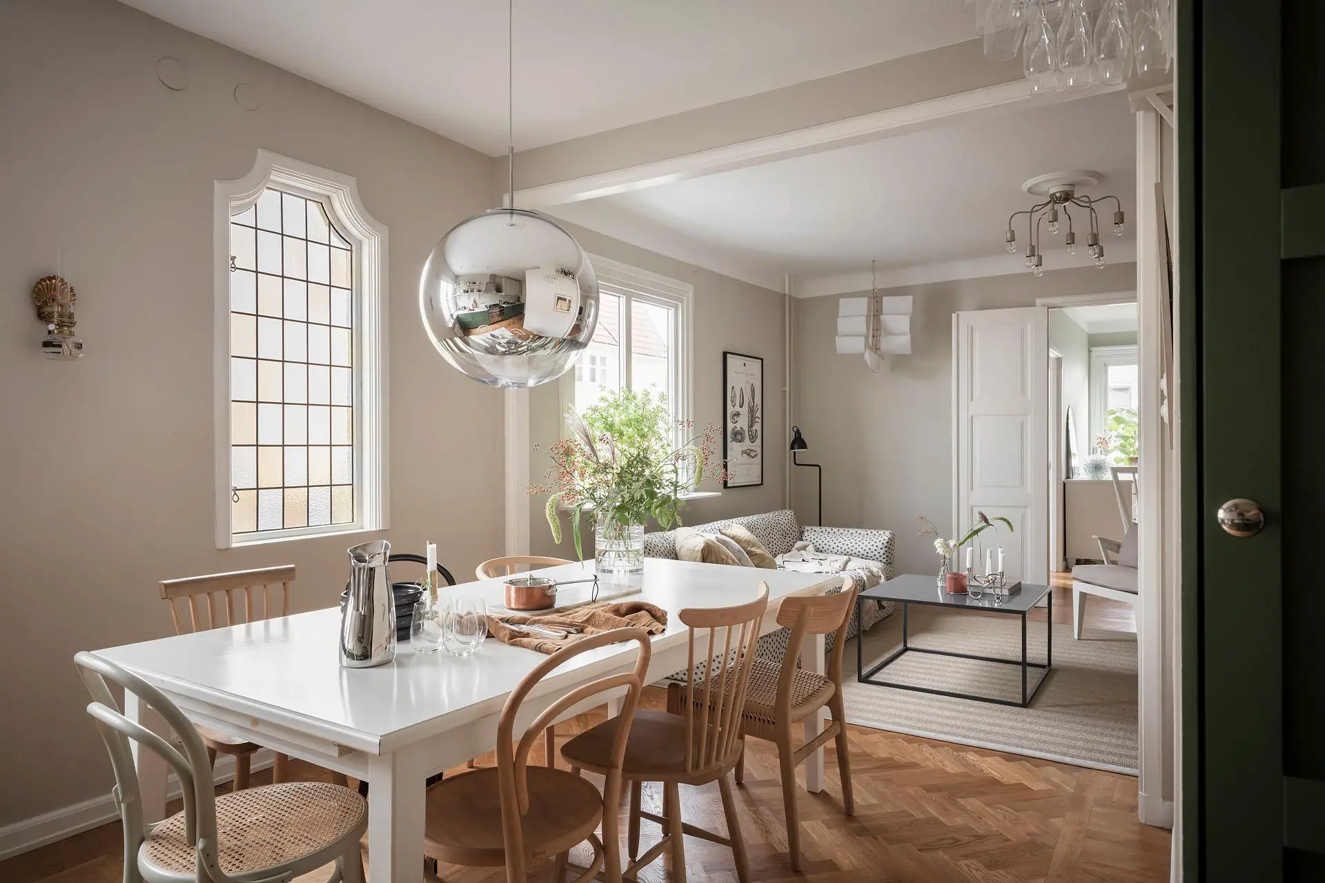 瑞典 90m2 公寓，乡村与斯堪的纳维亚风格完美融合-7