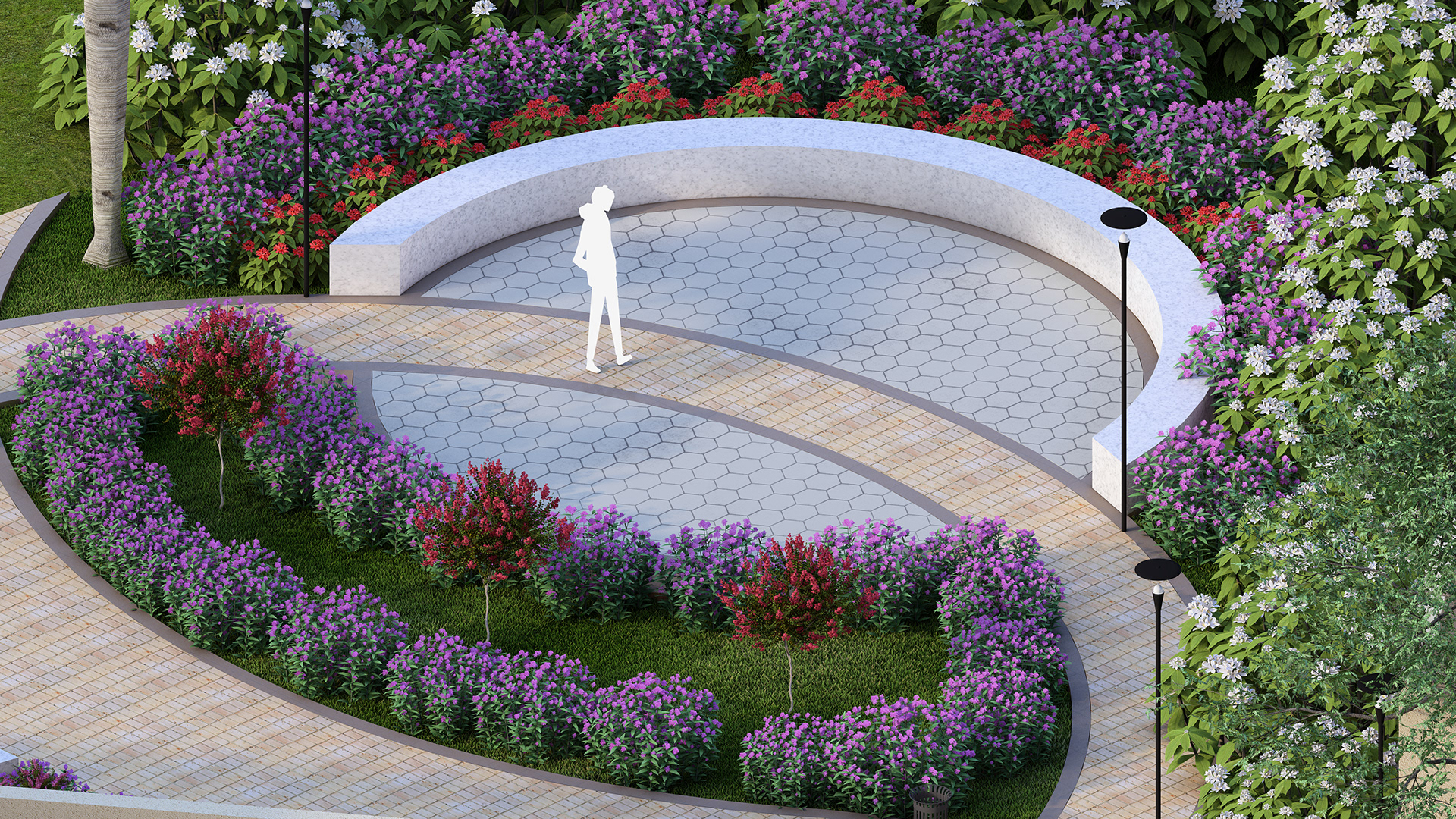 Communal Interactive Garden design ( رَوْنَق )-18