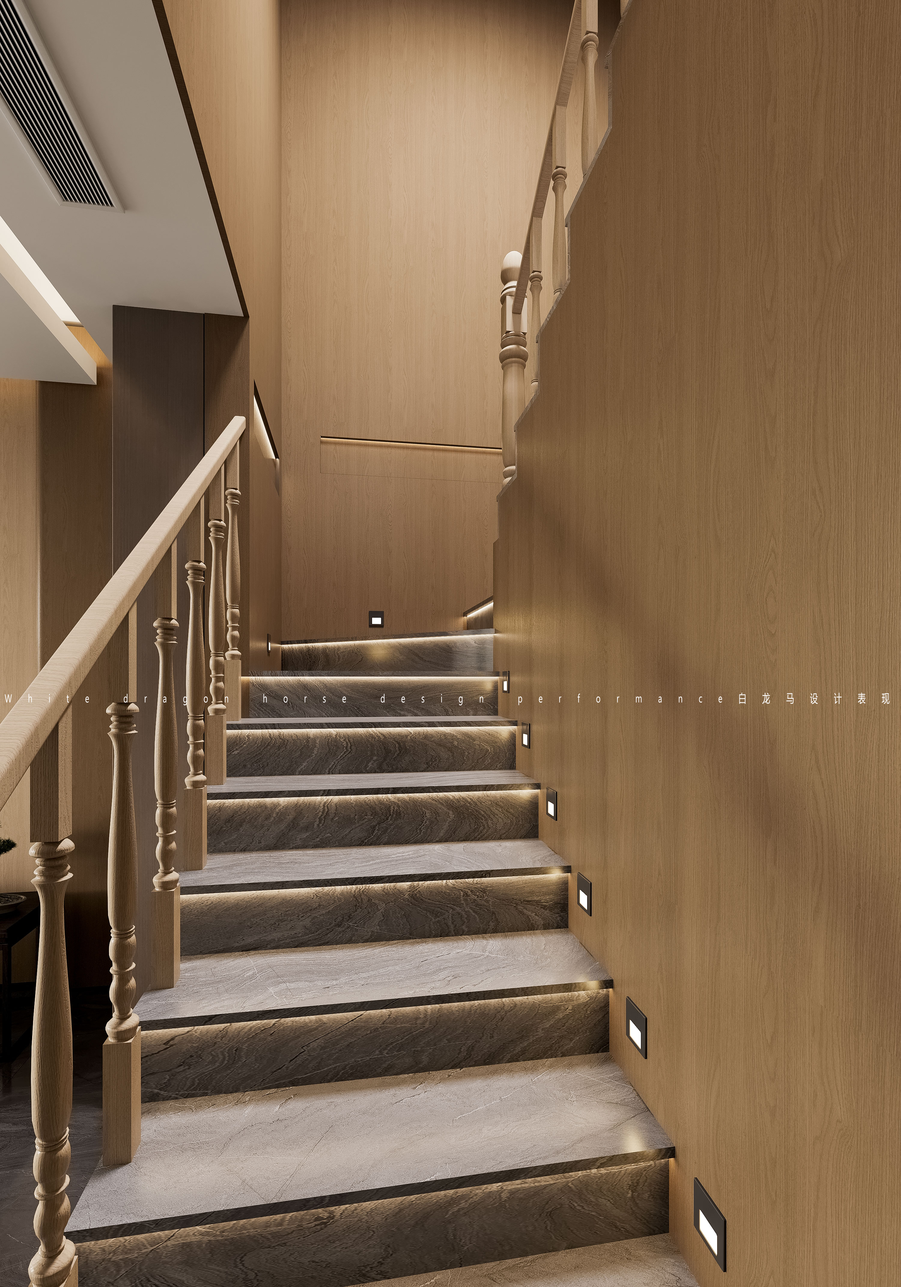 现代客餐厅白龙马效果图-8