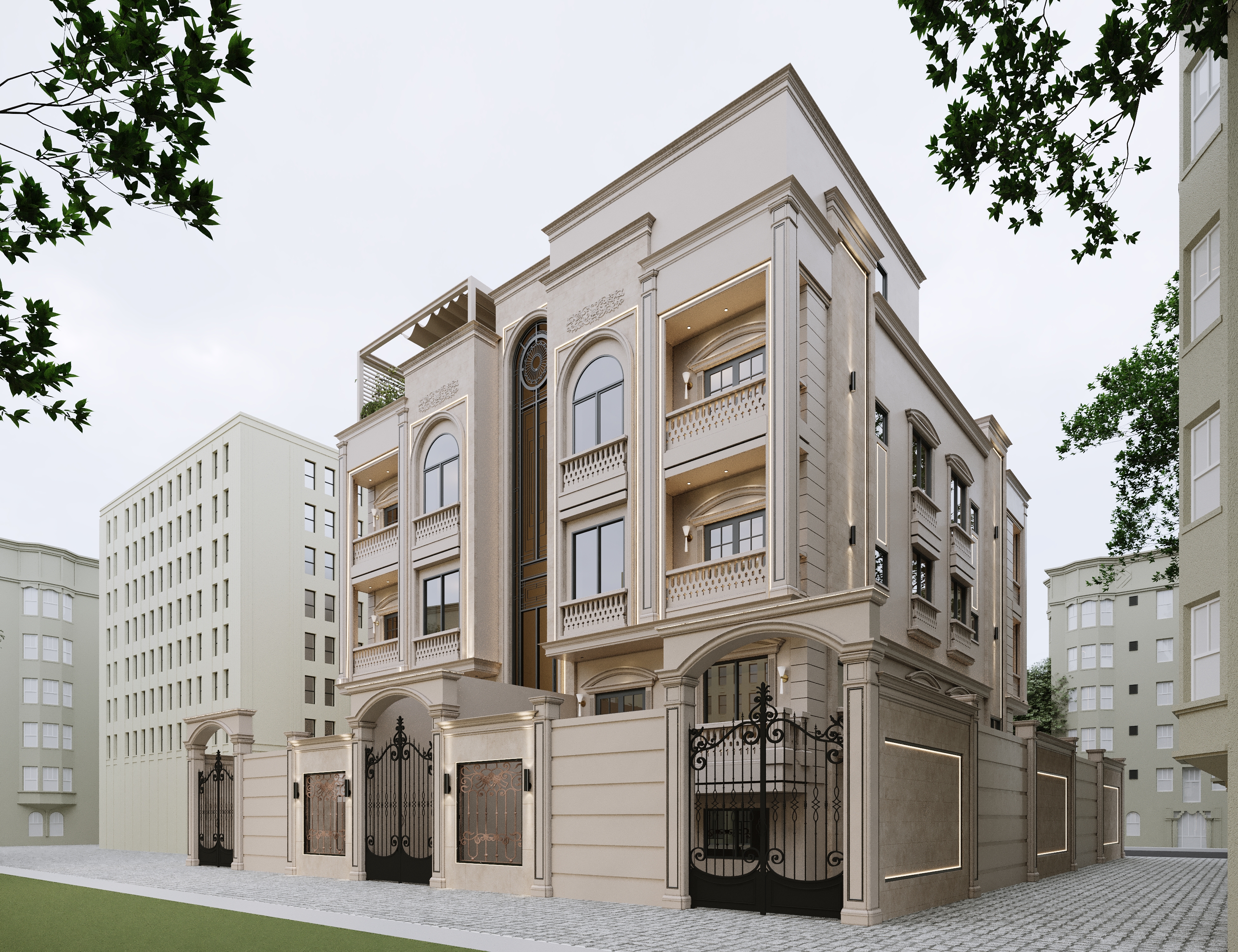 AL  Haram 95 公园住宅建筑设计及外立面设计-4