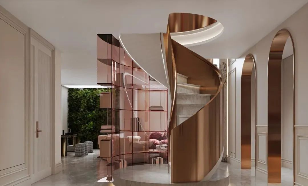 自建房,别墅,复式,跃层,阁楼公寓楼梯设计丨中国唐山丨业之峰-32
