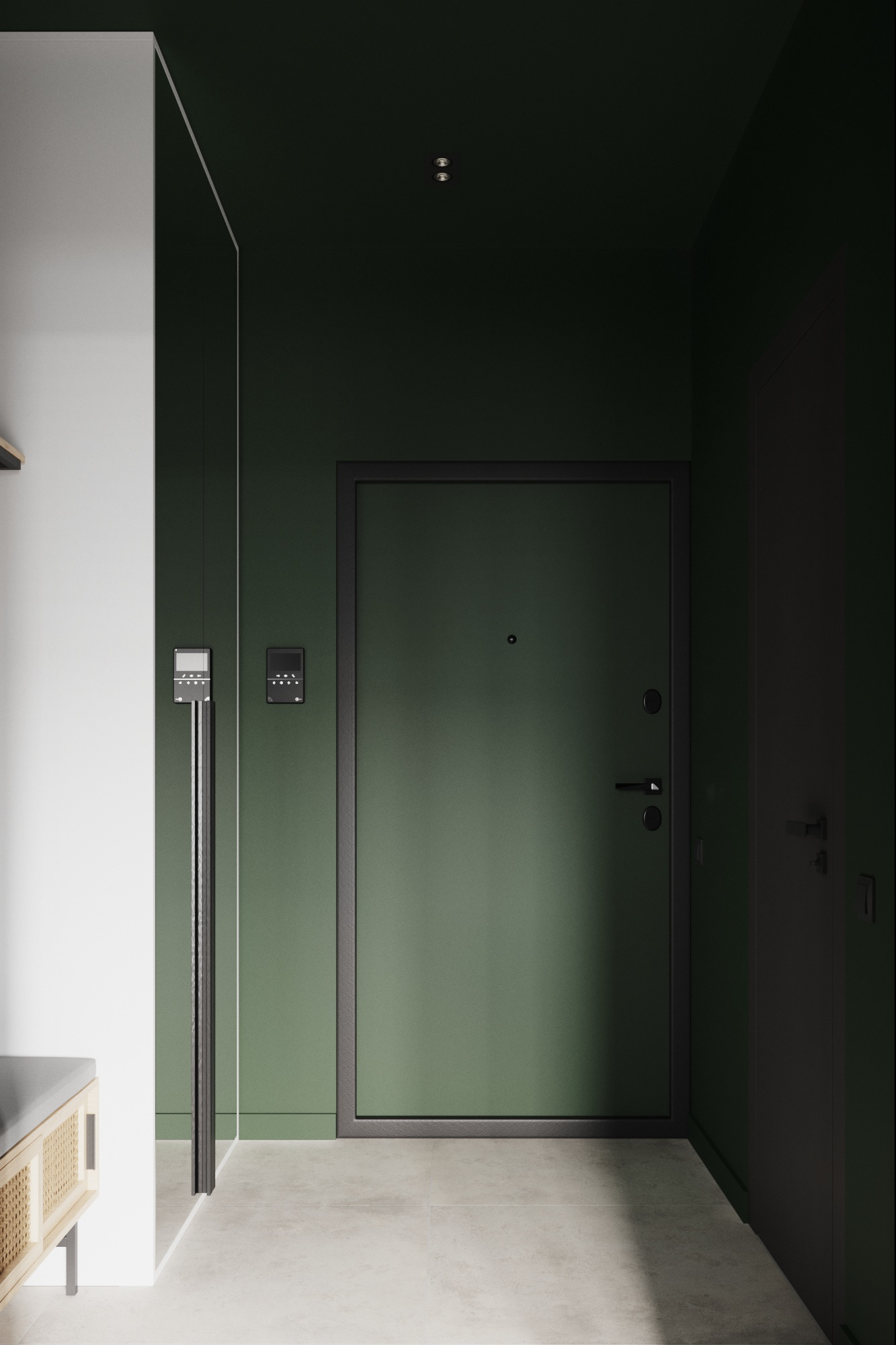 Minimalism apartment - 3D visualization-31