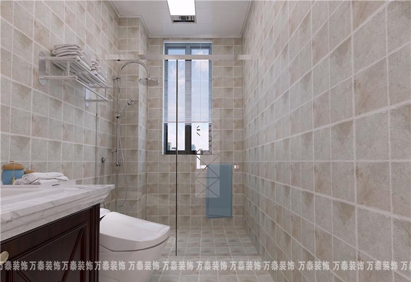 济南玉兰花园美式轻奢整装设计-16